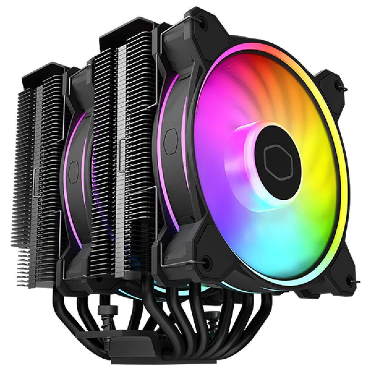 Cooler Master Hyper 622 Halo (Black) ARGB Dual Tower CPU Air Cooler Cooler Master Hyper 622 Halo (Black) ARGB Dual Tower CPU Air Cooler